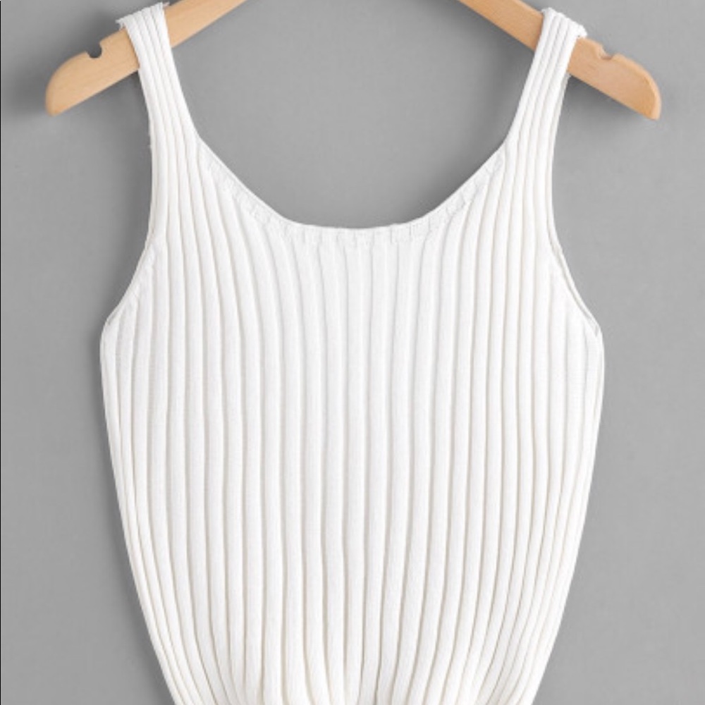 SHEIN ribbed crop top - small NWOT